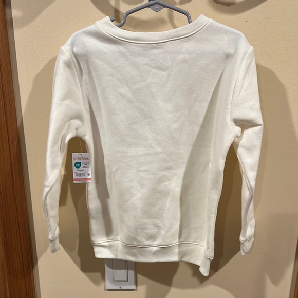 Kids White Cat Print Sweatshirt - Picture 5 of 5